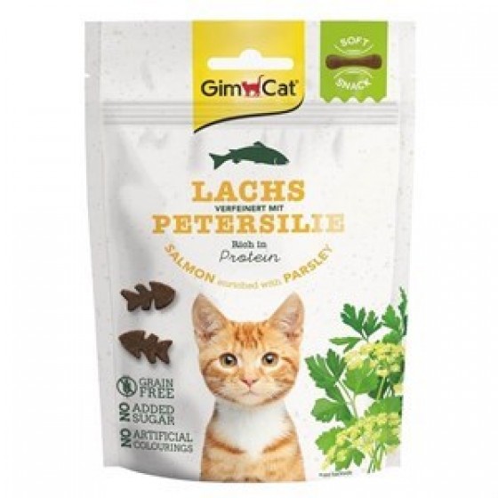 GimCat Snacks Soft Somon ve Maydanozlu Kedi Ödülü 60gr