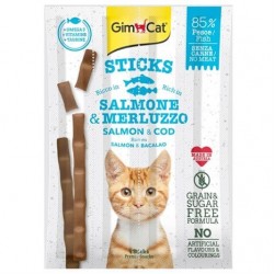 GimCat Sticks Alabalıklı-Somonlu Kedi Ödülü 4 Parça