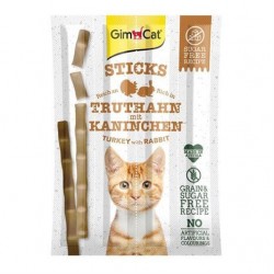 GimCat Sticks Hindili & Tavşanlı Kedi Ödül Çubukları 4 Parça GimCat Sticks Hindili & Tavşanlı Kedi Ödül Çubukları 4 Parça