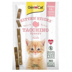 GimCat Sticks Kitten Hindili Yavru Kedi Ödül Çubukları 3x3 Gr