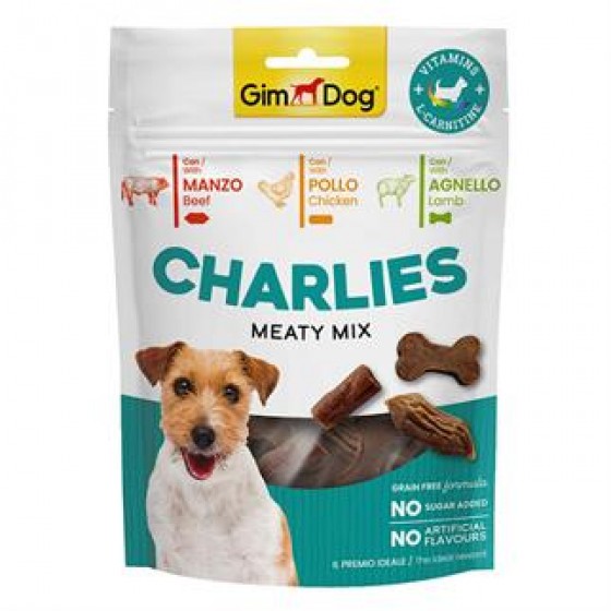 Gimdog Charlies Meaty Mix Sığır Etli, Kuzu Etli Köpek Ödülü 70Gr