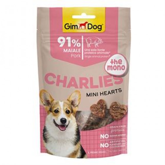 Gimdog Charlies The Mono Mini Hearts Domuz Etli Köpek Ödülü 70Gr