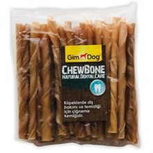 Gimdog Chew Bone Naturel Burgu Çubuk 50 adet