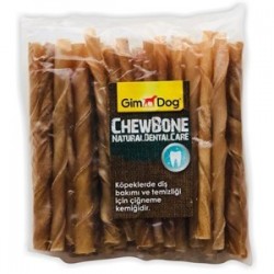 Gimdog Chew Bone Naturel Burgu Çubuk 50 adet Gimdog Chew Bone Naturel Burgu Çubuk 50 adet