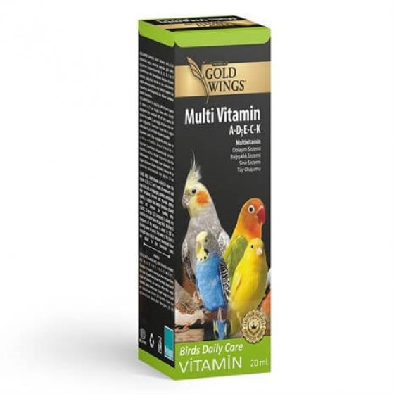 Gold Wings Premium Multivitamin Tüy Oluşum Desteği 20cc