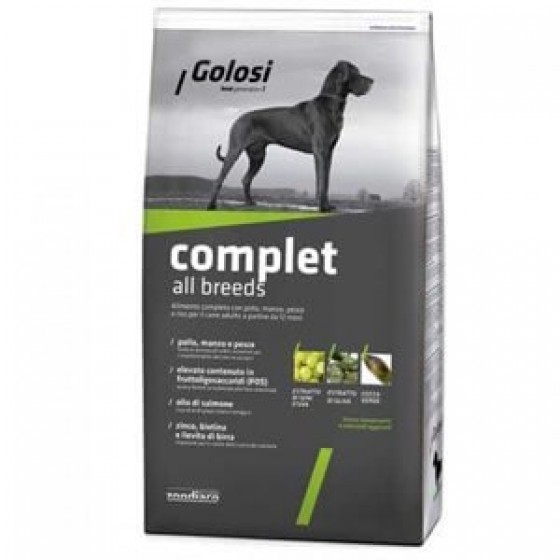 Golosi Complet All Breeds Tüm Irklar için Köpek Maması 12 Kg