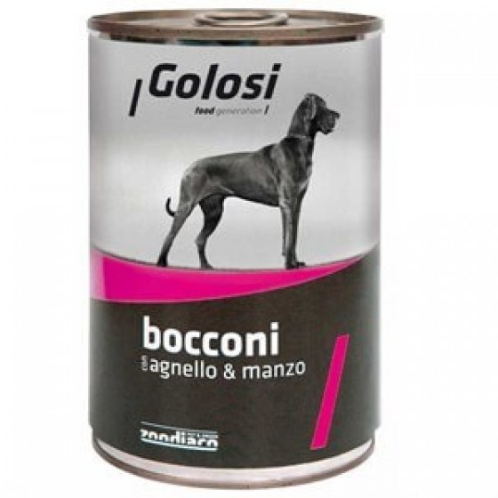 Golosi Kuzu Ve Sığır Etli Köpek Konserve Maması 400 Gr