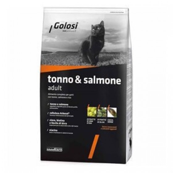 Golosi Ton ve Somon Balıklı Yetişkin Kedi Maması 7,5 Kg