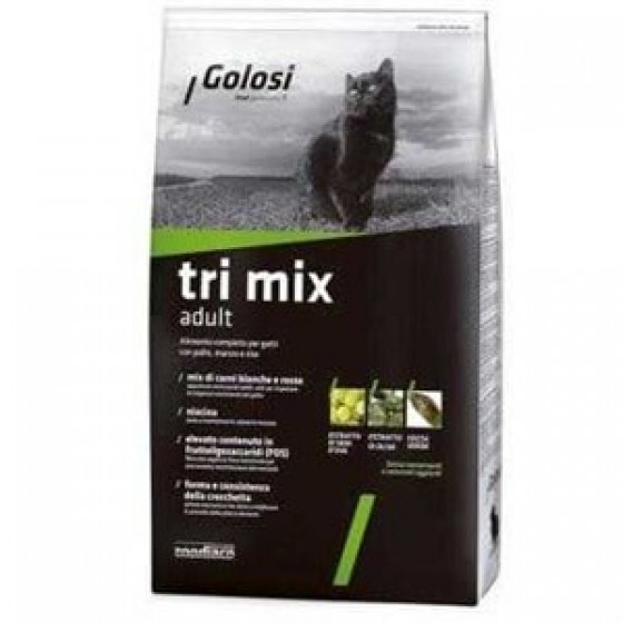 Golosi Tri Mix Karışık Yetişkin Kedi Maması 1,5 Kg