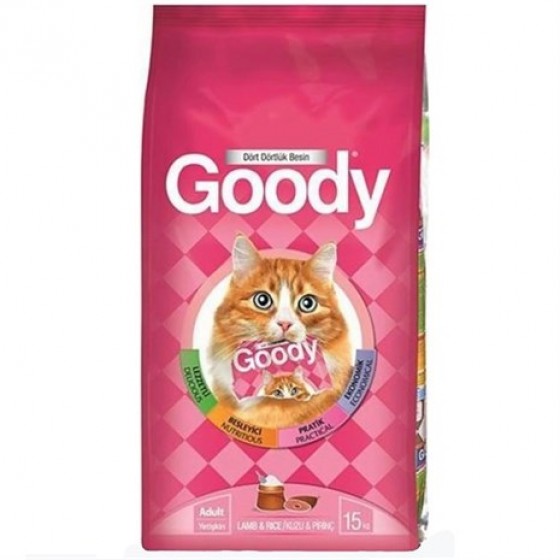 Goody Lamb Kuzu Etli Yetişkin Kedi Maması 15 Kg