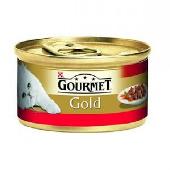 ProPlan Gourmet Gold Sığır Etli Tavuklu Kedi Konservesi 85 Gr