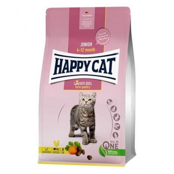 Happy Cat Junior Tavuklu Yavru Kedi Maması 4kg