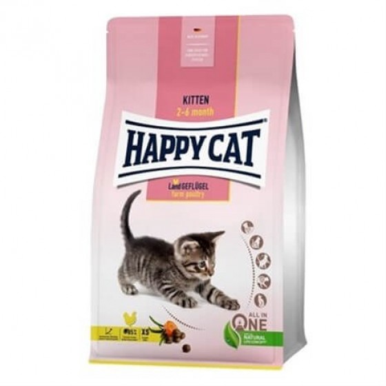 Happy Cat Kitten Tavuklu Yavru Kedi Maması 4 kg