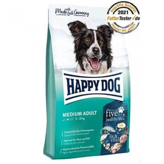 Happy Dog Medium Orta Irk Yetişkin Köpek Maması 4 Kg