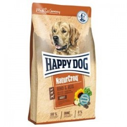 Happy Dog NaturCroq Biftekli ve Pirinçli Yetişkin Köpek Maması 15 Kg Happy Dog NaturCroq Biftekli ve Pirinçli Yetişkin Köpek Maması 15 Kg