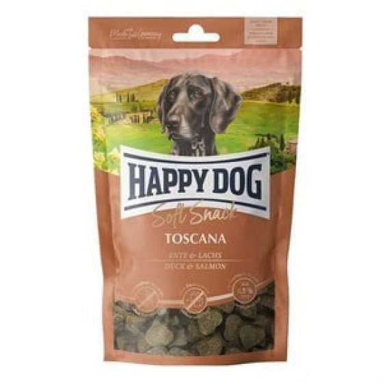 Happy Dog Soft Snack Toscana Ördek ve Somonlu Köpek Ödülü 100 gr