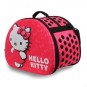 Hello Kitty Eva Kabartmalı Pembe Kedi Taşıma Çantası