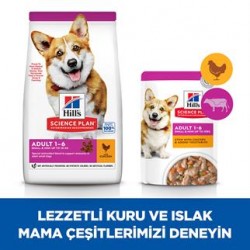 Hills Adult Small&Miniature Hindi-Tavuk Küçük Irk Köpek Maması 1,5 Kg