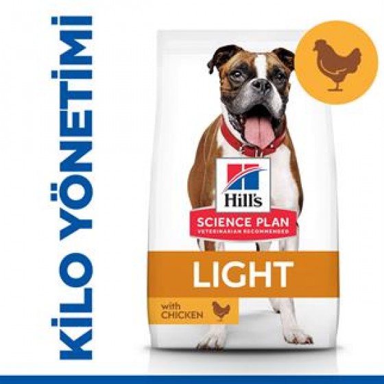 Hills Canine Light Yetişkin Köpek Kuru Maması 2.5 Kg