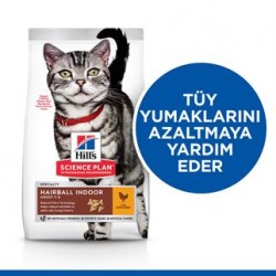 Hills Feline Hairball & İndoor Yetişkin Kuru Kedi Maması 1,5 Kg