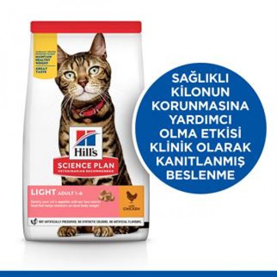 Hills Feline Light Yetişkin Kuru Kedi Maması 3 Kg