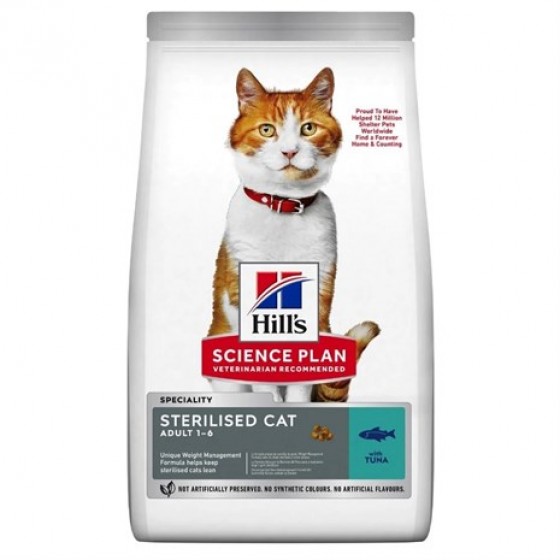 Hills Kısırlaştırılmış Ton Balıklı Kedi Maması 15 Kg