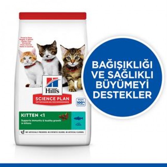 Hills Kitten Tuna Balıklı Yavru Kedi Kuru Maması Tuna 1.5 Kg