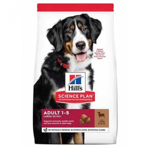 Hills Kuzu Etli Büyük Irk Yetişkin Köpek Maması 14 Kg