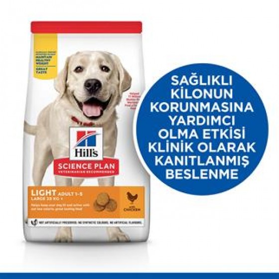 Hills Light Large Breed İri Irk Yetişkin Köpek Kuru Maması 14 Kg