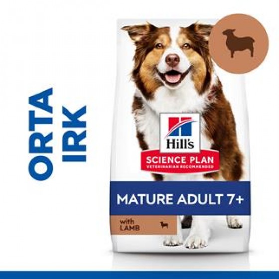 Hills Mature +7 Kuzu Etli Yaşlı Köpek Maması 2.5 Kg