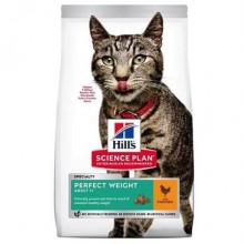 Hills Perfect Weight Yetişkin Tavuk Kedi Mama 2,5KG