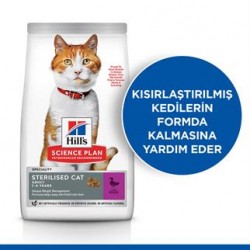 Hills Sterilised Duck Ördekli Kısırlaştırılmış Kedi Maması 3 Kg Hills Sterilised Duck Ördekli Kısırlaştırılmış Kedi Maması 3 Kg