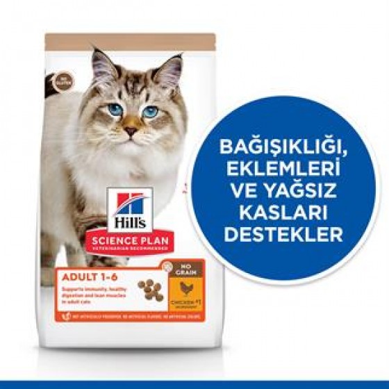 Hills Tahılsız Tavuklu Yetişkin Kedi Maması 1.5 kg