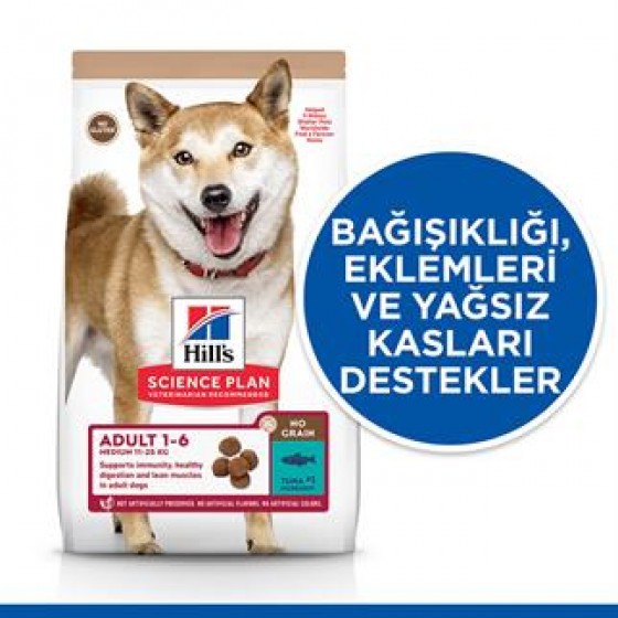 Hills Tahılsız Ton Balıklı Yetişkin Köpek Maması 2.5 kg