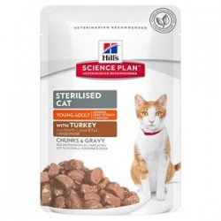 Hills Chunks & Gravy Hindili Kısır Kedi Konservesi 85 Gr Hills Chunks & Gravy Hindili Kısır Kedi Konservesi 85 Gr