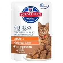Hills Chunks & Gravy Hindili Yetişkin Kedi Konservesi 85 Gr