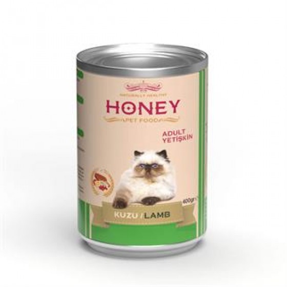 Honey Kuzulu Konserve Kedi Maması 400 Gr