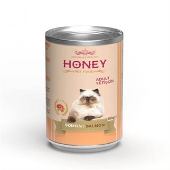 Honey Somonlu Kedi Konservesi 400 Gr