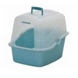 Hood Set Kapalı Kedi Tuvaleti KAPISIZ Mavi Hood Set Kapalı Kedi Tuvaleti KAPISIZ Mavi