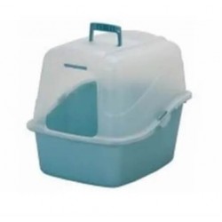 Hood Set Kapalı Kedi Tuvaleti KAPISIZ Mavi Hood Set Kapalı Kedi Tuvaleti KAPISIZ Mavi
