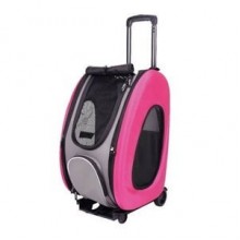 İbiyaya Hot Pink Tekerlekli Kedi ve Köpek Taşıma Çantası İbiyaya Hot Pink Tekerlekli Kedi ve Köpek Taşıma Çantası