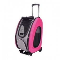 İbiyaya Hot Pink Tekerlekli Kedi ve Köpek Taşıma Çantası İbiyaya Hot Pink Tekerlekli Kedi ve Köpek Taşıma Çantası