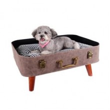 İbiyaya Köpek ve Kedi Yatağı Vintage Retro