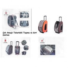 İbiyaya Sky Blue Tekerlekli Köpek Taşıma Çantası İbiyaya Sky Blue Tekerlekli Köpek Taşıma Çantası