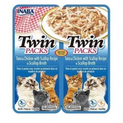 Ciao Inaba Twin Packs Ton Balıklı ve Tavuklu Kedi Çorbası 2 x 40 Gr Ciao Inaba Twin Packs Ton Balıklı ve Tavuklu Kedi Çorbası 2 x 40 Gr