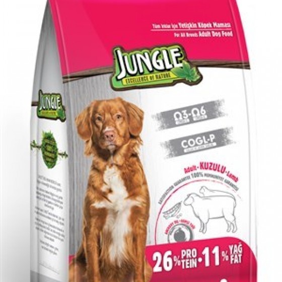 Jungle Kuzu Etli Yetişkin Köpek Maması 2,5 Kg