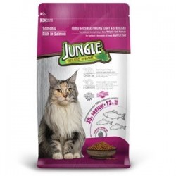 Jungle Sterilesed Somonlu Kısır Kedi Maması 1,5 Kg Jungle Sterilesed Somonlu Kısır Kedi Maması 1,5 Kg