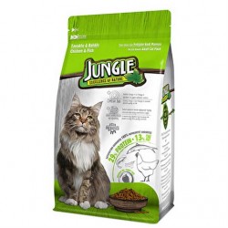 Jungle Tavuk-Balıklı Yetişkin Kedi Maması 500 Gr