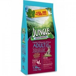 Jungle Tavuk-Balıklı Yetişkin Kedi Maması 1,5 Kg Jungle Tavuk-Balıklı Yetişkin Kedi Maması 1,5 Kg