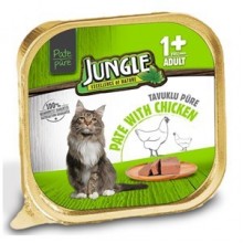 Jungle Tavuklu Ezme Kedi Konserve Maması 100 gr